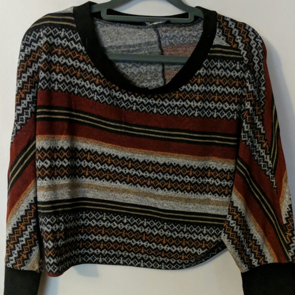 Crop sweater